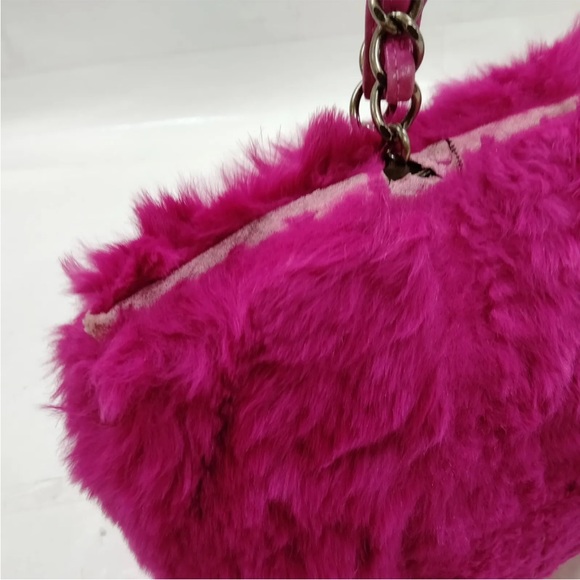 Chanel Rabbit Fur Bag - Fuscia - Picture 11 of 16